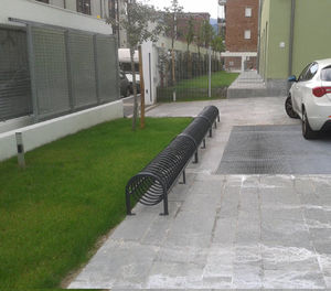 aparcabicis de suelo