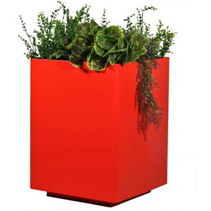 jardinera de acero galvanizado