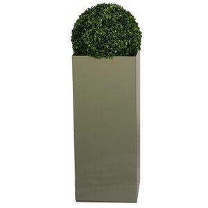 jardinera de acero galvanizado