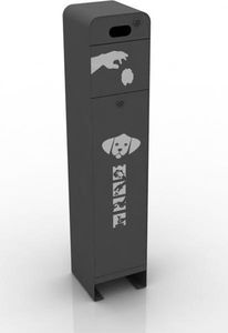 cubo de basura canino