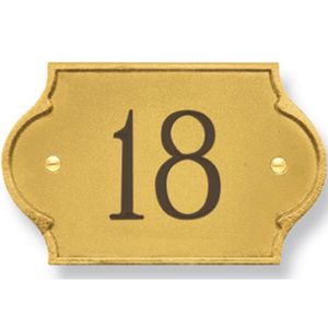placa de señalización de pared