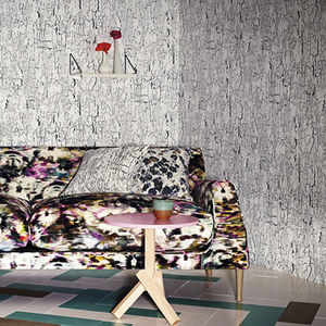 revestimiento de pared de vinilo / para uso residencial / texturado / para interior