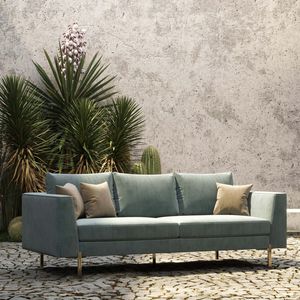 sofá contemporáneo / de terciopelo / 2 plazas / 3 plazas