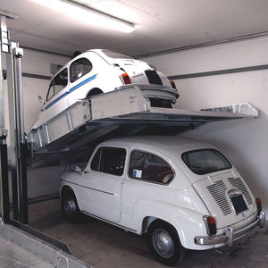 plataforma para coches inclinada