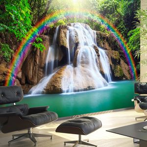 papel pintado contemporáneo / con motivos de la naturaleza / con motivos de escenas / de efecto dimensional