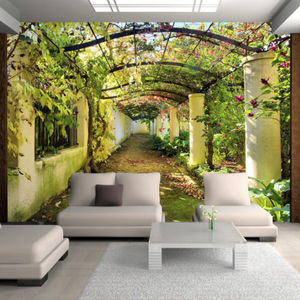 papel pintado contemporáneo / con motivos de la naturaleza / de efecto dimensional / sin tejer