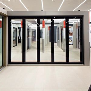 cortina de cristal plegable