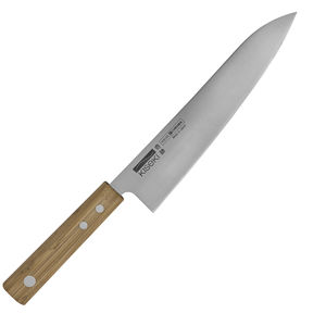 cuchillo de chef con hoja de acero