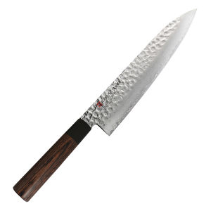 cuchillo de chef con hoja de acero de Damasco