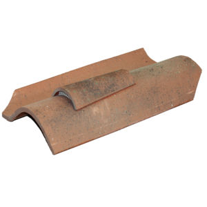 teja de ventilación / de arcilla / roja / marrón