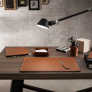 set de escritorio de cuero