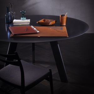 set de escritorio de cuero