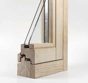 ventana de madera
