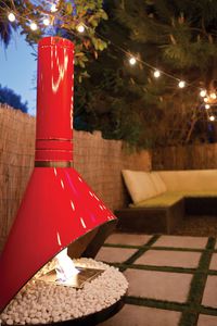 chimenea de gas