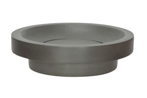 lavabo sobre encimera / redondo / de hormigón / contemporáneo