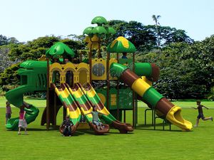 estación de juego para parque infantil