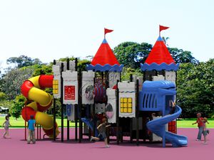 estación de juego para parque infantil