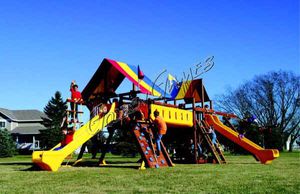 estación de juego para parque infantil