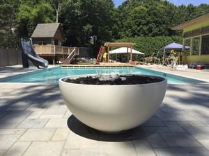 brasero de jardín de bioetanol