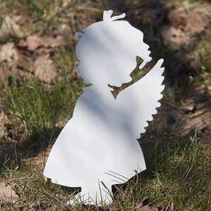 escultura de metal pintado / de exterior / de jardín / para espacio público