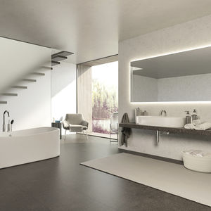 baldosa de baño / de pared / de piedra reconstituida / de gran formato