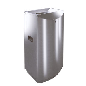 cubo de basura de acero inoxidable