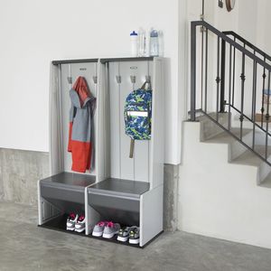 banco de vestuario contemporáneo