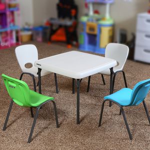 silla contemporánea / apilable / para niños / de acero con revestimiento en polvo