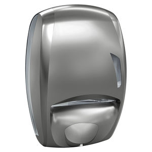 dispensador de jabón para hotel / para edificio público / de pared / de plástico