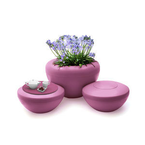 jardinera de plástico reciclado