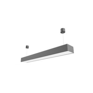 luminaria suspendida / LED / lineal / de aluminio extruido