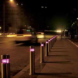bolardo de iluminación urbano