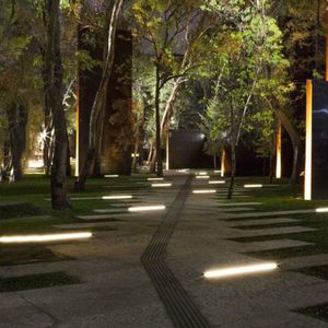 luminaria empotrable de suelo