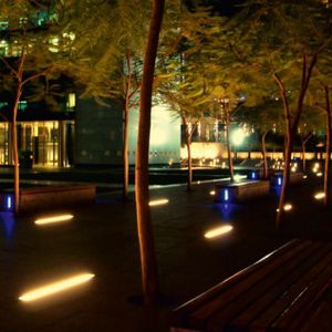 luminaria empotrable de suelo