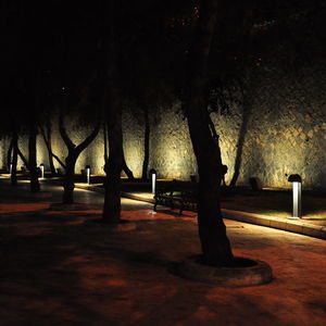 bolardo de iluminación urbano