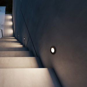 luminaria empotrable de pared