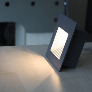 luminaria empotrable de pared