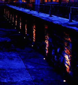 luminaria empotrable de suelo