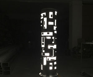 bolardo de iluminación urbano