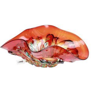 centro de mesa de cristal de Murano