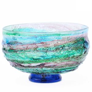 centro de mesa de cristal de Murano