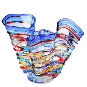 centro de mesa de cristal de Murano
