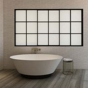 bañera ovalada