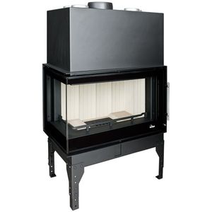 chimenea insertable de esquina