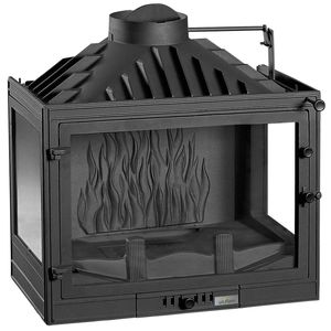 chimenea insertable de 3 caras