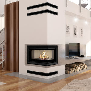 chimenea insertable de leña