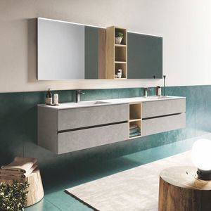 mueble de lavabo doble