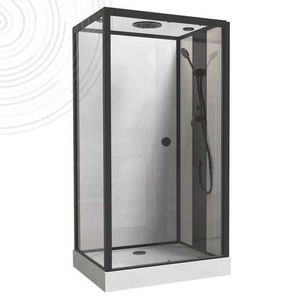cabina de ducha de vidrio templado