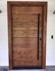 Puerta de entrada - CONTEMPORARY : CT-49 - Granddoors - de nogal