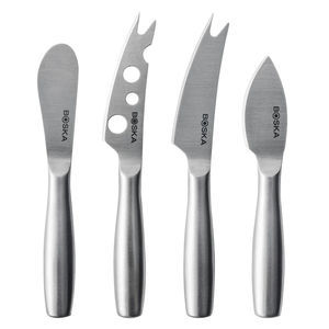 cuchillo para queso con mango de metal